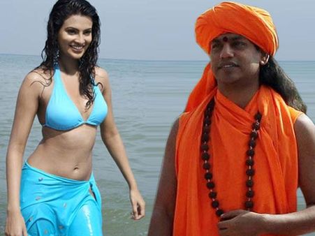 नित्यानंद के साथ सयाली भगत बिग बॉस 6 में