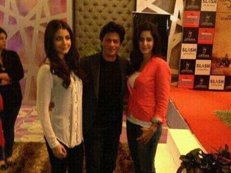 Pics: जालंधर की मस्ती में डूबे शाहरुख, कैटरीना और अनुष्का