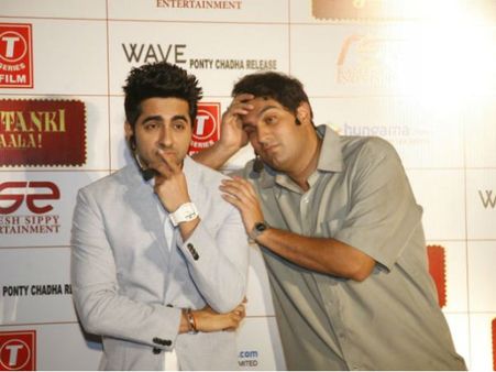 नौटंकी साला के ट्रेलर लॉंच पर नौटंकी करते दिखे आयुष्मान