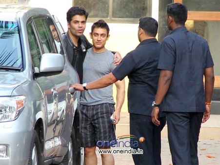 करण की बर्थ डे पार्टी में साथ-साथ पहुंचे कैटरीना-रणबीर