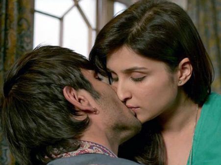 चुंबन मामले में मल्लिका-इमरान से आगे निकले सुशांत-परिणिति