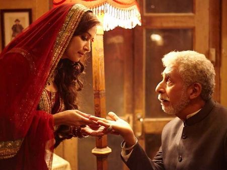 नसीरुद्दीन की आंखों से शर्मांईं माधुरी, हुमा घबराईं माधुरी से!