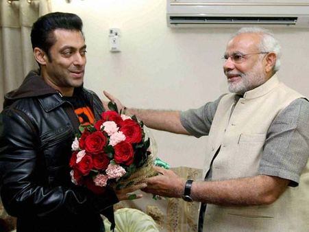 सलमान खान ने भी मोदी के लिये की थी जय हो की पुकार