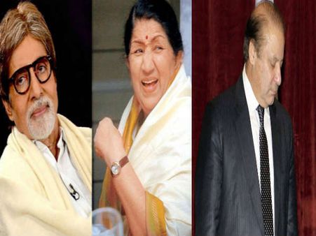 अमिताभ, लता से मिलने की ख्वाहिश अधूरी रह गयी- नवाज शरीफ