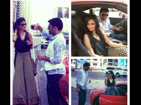 कॉमेडी नाइट्स विद कपिल के परिवार ने जमकर की दुबई में मस्ती