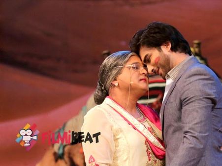 Pics: जब कपिल की टल्ली दादी ने शेख को दी शगुन की पप्पी!