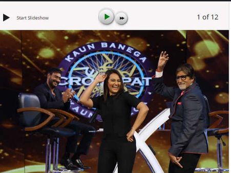 PICS: एक्शन जैक्सन की टीम पहुंची KBC के मंच पर