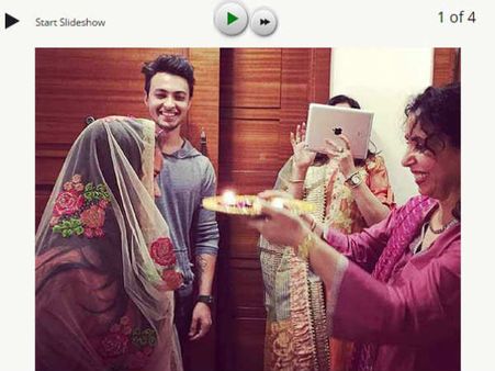 मकदूम शेरवानी में सजेंगे दूल्हे आयुष, सलमान ने सबको कहा शुक्रिया