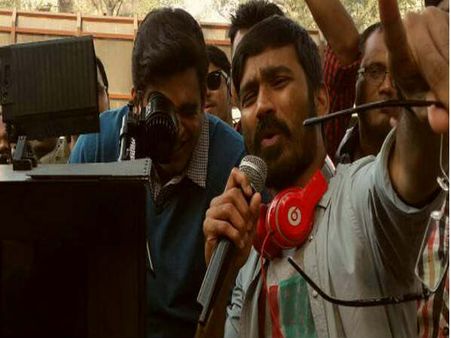 तन वेड्स मनु की शूट में रांझणा धनुष का तड़का