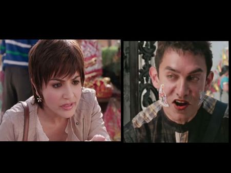 Pk के साथ देखिए तीन अनुष्का, एक रणबीर, एक बिग बी, एक फरहान...ufff