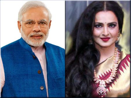 पीएम नरेन्द्र मोदी और एक्ट्रेस रेखा हैं सबसे लोकप्रिय Vegeterian