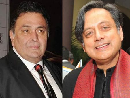 ऋषि कपूर पर शशि थरूर ने लगाया जातिवाद का आरोप