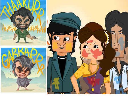 Wowww: अब टीवी पर देखिए शोले की कार्टून सीरीज़