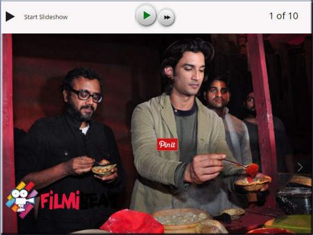 PICS: अरे वाह! कचौड़ी, चाट, गोला और क्या क्या खा रहे हैं 'ब्योमकेश' सुशांत