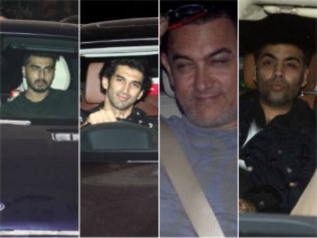 PICS: बॉम्बे वेलवेट ट्रेलर लांच पर रणबीर ने दी पार्टी, पहुंचे दिग्गज सितारे