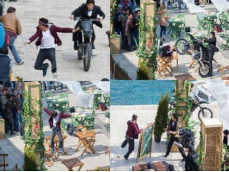 Leaked PICS: 'फैन' की शूटिंग, जब बाइक ने किया शाहरूख का पीछा