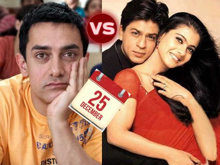 'दिलवाले' शाहरूख तोड़ेंगे आमिर का 'धूमदार' क्रिसमस रिकॉर्ड?