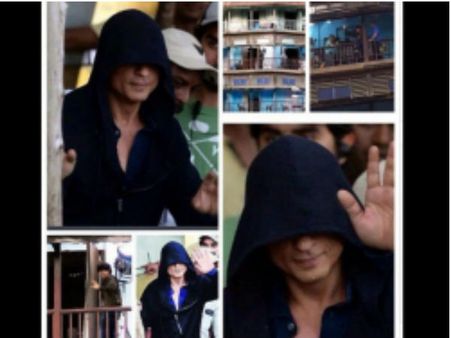 PICS: मुंबई की सड़कों पर 'फैन' की शूटिंग करते शाहरूख खान