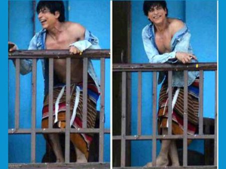 PICS: 'फैन' के लिए शाहरूख खान ने भी कर लिया 'तौलिया' शूट