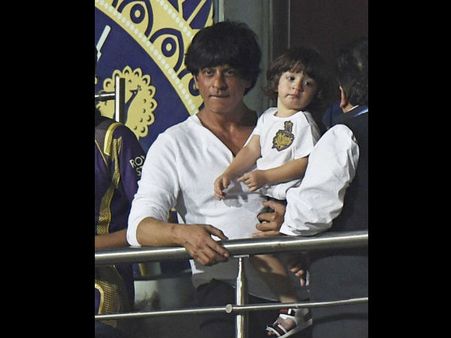 IPL 2015 Final के दिन शाहरुख-अबराम sad