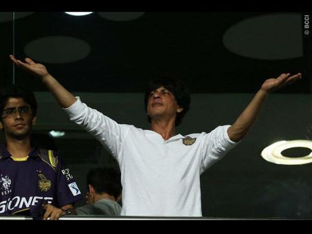IPL 8 केकेआर की जीत पर शाहरुख का रिएक्शन