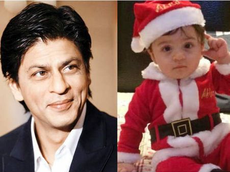 Cute PIC: अबराम को देखते शाहरूख..शाहरूख को देखते अबराम..