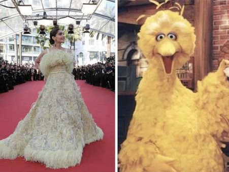 Quack Quack कांस रेड कार्पेट पर सोनम कपूर नहीं बतख दिखीं!