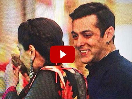 VIDEO: करीना के साथ फोटो खिंचवाने में भी ऐसे शरमा गए सलमान!