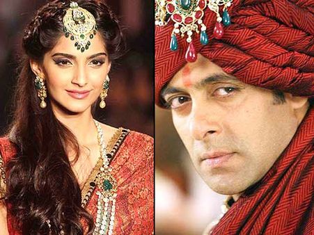 PICS: 'प्रेम रतन धन पायो' के सेट पर ये करते थे सलमान - सोनम.. साथ साथ!