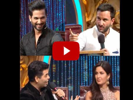 VIDEO: झलक मंच पर मीरा-करीना-रणबीर पर सैफ-शाहिद-कैट की छेड़छाड़!