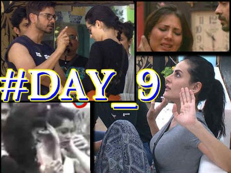 #Day9: बिग बॉस 9, रोना धोना, झगड़ा बेहोशी और 'सलमानी' बयान!