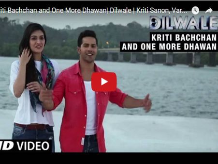 VIDEO: 'दिलवाले' के सेट पर कृति का 'बच्चन'.. तो वरूण का ये था NickName..