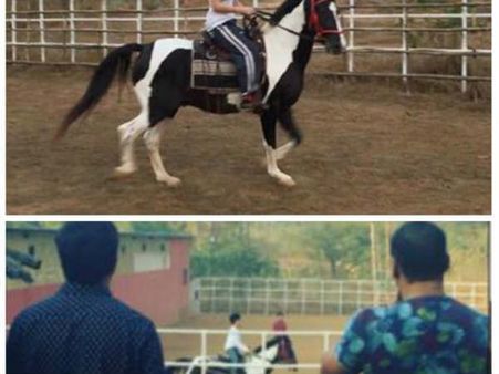 DHAMAKA तस्वीरें - सलमान के साथ लूलिया ने किया 2016 का स्वागत...घोड़े पर!