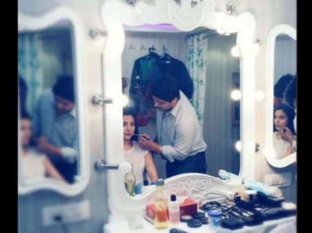 ALERT: 'सुल्तान' की शूटिंग का पहला दिन.. फिल्म के सेट से अनुष्का की तस्वीर!