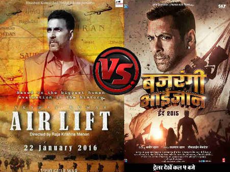 SCORE CARD: एयरलिफ्ट में अक्षय कुमार Vs बजंरगी भाईजान में सलमान खान