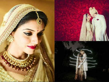 असिन - राहुल वेडिंग एल्बम - कपल एक पर शादियां दो