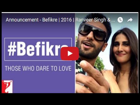 REVEALED: आदित्य चोपड़ा की 'बेफिक्रे'.. रिलीज डेट हुई फाइनल.. धमाका