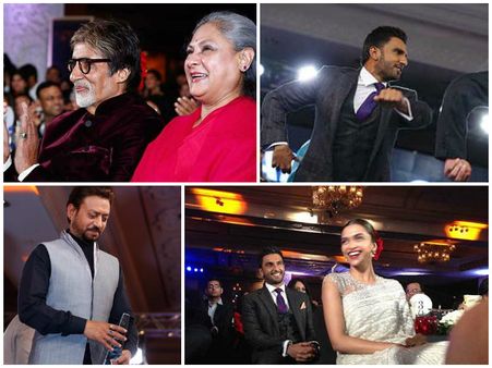 रणवीर ने जमकर लगाए ठुमके तो दीपिका भी साड़ी में लगीं बवाल