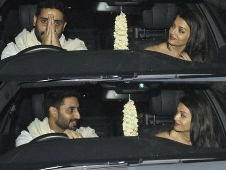 PICS: अभिषेक बच्चन- ऐश्वर्या राय फिर से साथ.. लेकिन कुछ अलग है नजारा!
