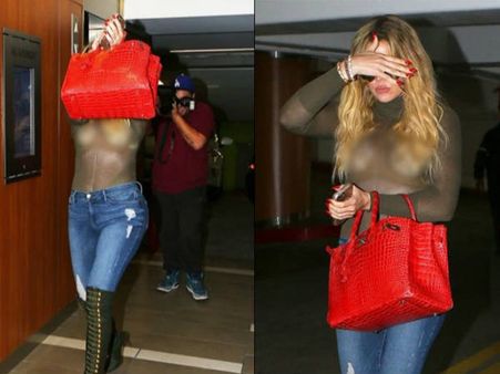 इस सुपरस्टार को कपड़ों ने दिया धोखा...होने लगी CLICK...छिपाना पड़ा मुंह!