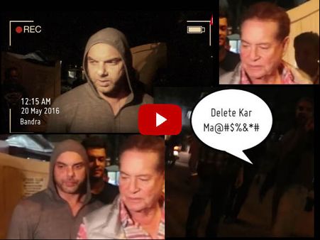 #ViralVideo: पकड़े गए सोहेल खान...महिला रिपोर्टर से बद्तमीज़ी...गाली गलौज!