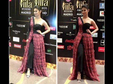 IIFA प्रेस कॉन्फ्रेंस में मौनी रॉय का लुक....उफ्फ...!!!