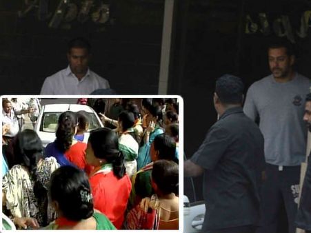 #JustIn: सलमान के घर के बाहर धरना...सलीम खान ने मांगी माफी