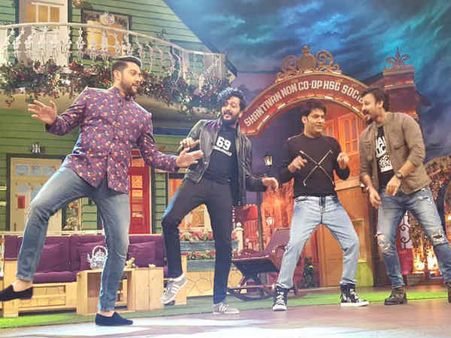 द कपिल शर्मा शो के सेट पर हुई 'ग्रेट ग्रैंड मस्ती'!