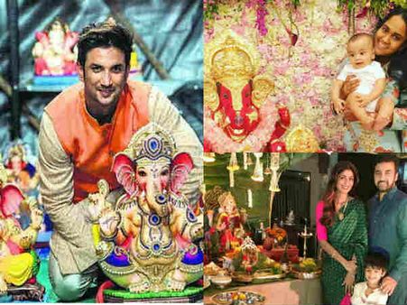 #Celebration..बॉलीवुड में छाए रहे गणपति..हर तरफ 'गणपति बप्पा मोरया'..