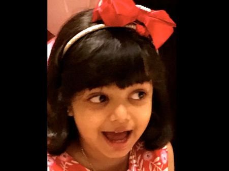 बर्थडे पर कुछ ऐसा था आराध्या का लुक..So Cute