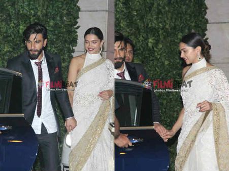 अंबानी की पार्टी में लगा सितारों का मेला..एक-दूसरे का हाथ थाम नज़र आए रणवीर-दीपिका!