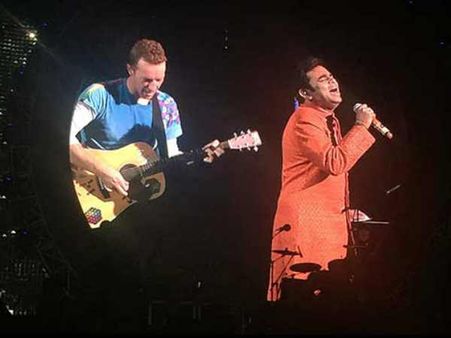 VIDEO..क्रिस मार्टिन का 'वंदे मातरम' और चन्ना मेरेया..बस दिन बन गया!