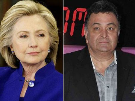 ऋषि कपूर ने डोनाल्ड ट्रंप को कहा 'Donald Duck'..हिलेरी क्लिंटन का किया समर्थन