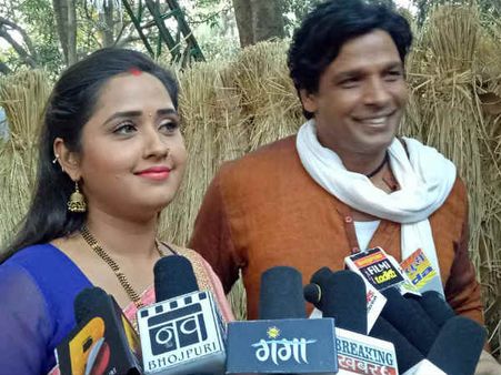 विराज भट्ट,काजल राघवानी की फिल्म 'चीर हरण' की शूटिंग शरू
